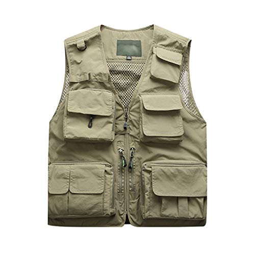 Riou Chaleco Táctico Militar al Aire Libre Táctico del Ejército de Poliéster Juego de Guerra Caza Chaleco de Excursión Que Acampa Fotografía Malla Multi-Bolsillo Chaquetas sin Mangas Riou Chaleco Táctico Militar al Aire Libre Táctico del Ejército de Poliéster Juego de Guerra Caza Chaleco de Excursión Que Acampa Fotografía Malla Multi-Bolsillo Chaquetas sin Mangas