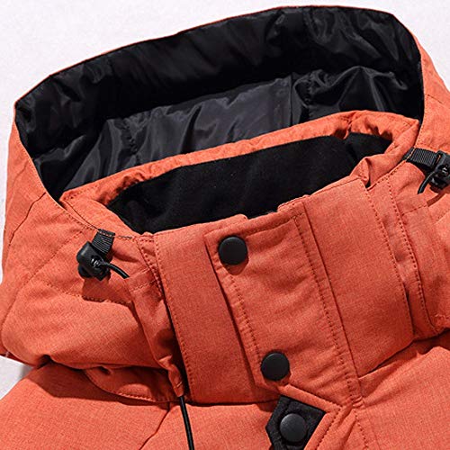 riou Hombre Gruesos Pato Blanco Abajo Chaqueta Invierno cálido Manga Gruesa Manga Larga con Capucha Abrigo Cremallera Tamaño Grande M~XXXXL riou Hombre Gruesos Pato Blanco Abajo Chaqueta Invierno cálido Manga Gruesa Manga Larga con Capucha Abrigo Cremallera Tamaño Grande M~XXXXL