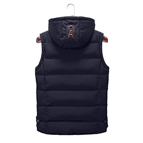 riou Hombre Invierno Cálido Chalecos Calor Cremallera Sin Mangas Chaleco con Capucha De Plumas Chaquetas Acolchado Cazadoras Abrigo Outwear Tops riou Hombre Invierno Cálido Chalecos Calor Cremallera Sin Mangas Chaleco con Capucha De Plumas Chaquetas Acolchado Cazadoras Abrigo Outwear Tops