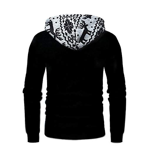 riou ¡Oferta Sudaderas con Capucha para Hombre Cosy Chaqueta Deportiva Sudadera con Cremallera Completa Ecosmart Hoodie Casual Jerséis Top Blouse ¡Caliente! (Navidad-Black, M) riou ¡Oferta Sudaderas con Capucha para Hombre Cosy Chaqueta Deportiva Sudadera con Cremallera Completa Ecosmart Hoodie Casual Jerséis Top Blouse ¡Caliente! (Navidad-Black, M)