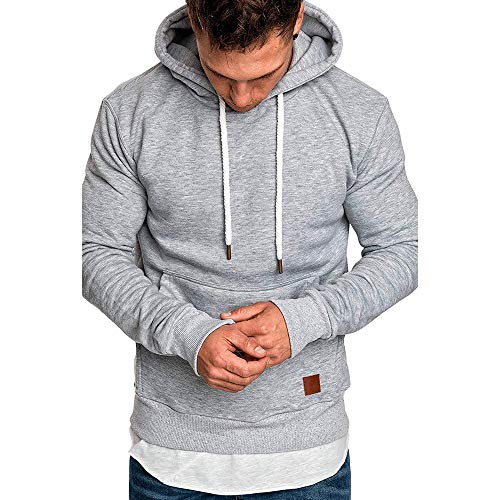 riou ¡Oferta Sudaderas con Capucha para Hombre Cosy Chaqueta Deportiva Sudadera con Cremallera Completa Ecosmart Hoodie Casual Jerséis Top Blouse ¡Caliente!