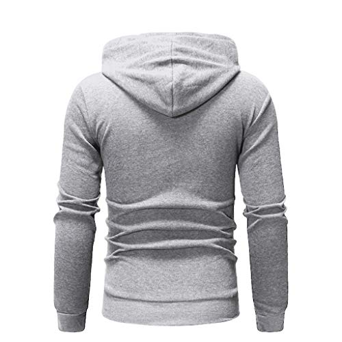 riou ¡Oferta Sudaderas con Capucha para Hombre Cosy Chaqueta Deportiva Sudadera con Cremallera Completa Slim Fit Hoodie Casual Jerséis Adolescente Top Blouse ¡Caliente!