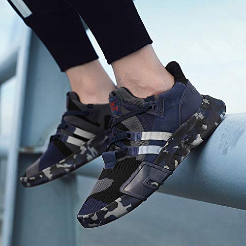 riou Zapatillas Deporte Hombre Transpirable Ligeras Moda Camuflaje Zapatos para Deportivo versátil Calzado Casuales Gimnasio Sneakers Negro, Rojo, Blanco, Azul 39-47 riou Zapatillas Deporte Hombre Transpirable Ligeras Moda Camuflaje Zapatos para Deportivo versátil Calzado Casuales Gimnasio Sneakers Negro, Rojo, Blanco, Azul 39-47
