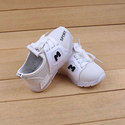 Riou Zapatos LED Niños Niñas 7 Color Zapatillas Deportivas Unisex Zapatillas de Correr Transpirables Antideslizante Zapatillas Ligeras Chicos Chicas Zapatos Calzado