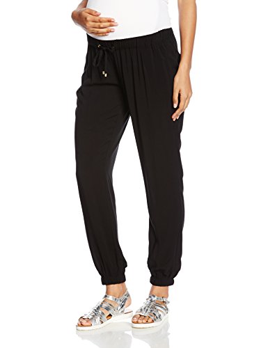 Ripe Maternity Fluid Pant Pantalones, Negro, 36 para Mujer