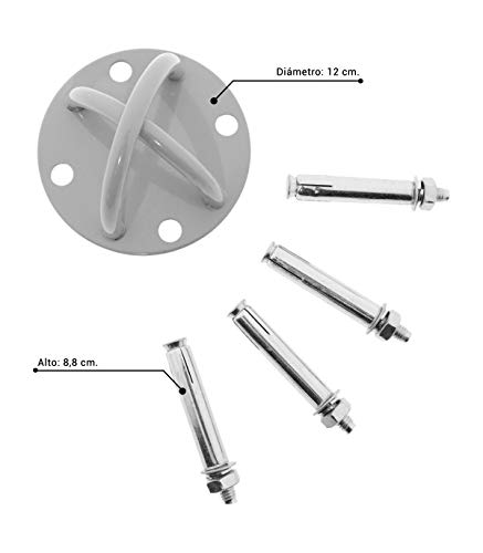 Riscko Wonduu Anclaje para Entrenamiento En Suspensión 12 cm.