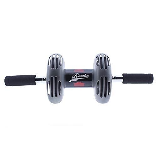 Riscko Wonduu Rueda Abdominal Power Stretch Roller AB Roller con Mangos de Espuma Riscko Wonduu Rueda Abdominal Power Stretch Roller AB Roller con Mangos de Espuma