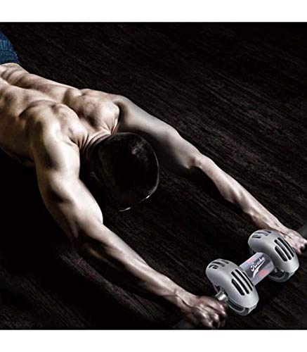 Riscko Wonduu Rueda Abdominal Power Stretch Roller AB Roller con Mangos de Espuma Riscko Wonduu Rueda Abdominal Power Stretch Roller AB Roller con Mangos de Espuma