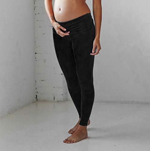 RISTHY Leggins Premamá Largos Embarazo Lactancia Pantalones Largos Maternidad Ropa Verano Pantalones de Yoga con Bolsillos Circunferencia de Cintura Ajustable Elásticos y Comodos Mujer RISTHY Leggins Premamá Largos Embarazo Lactancia Pantalones Largos Maternidad Ropa Verano Pantalones de Yoga con Bolsillos Circunferencia de Cintura Ajustable Elásticos y Comodos Mujer