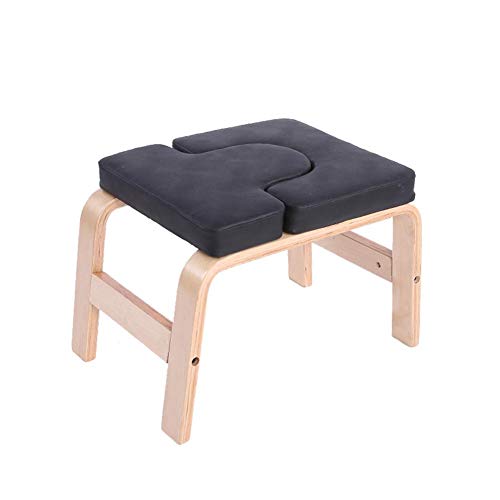 Ritapreaty Taburete de Yoga, Banco de Yoga con Soporte para la Cabeza, Silla de inversión de Yoga Multifuncional Taburete para la Familia, Gimnasio para aliviar la Fatiga