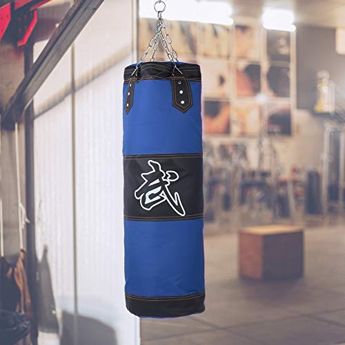 RiToEasysports Saco de Boxeo Pesado con Cadena, Saco de Boxeo de Tela Oxford Grueso de 3 Capas sin Relleno para Adolescentes y Adultos(1.2m / 47.2in Hueco Obtenga) RiToEasysports Saco de Boxeo Pesado con Cadena, Saco de Boxeo de Tela Oxford Grueso de 3 Capas sin Relleno para Adolescentes y Adultos(1.2m / 47.2in Hueco Obtenga)