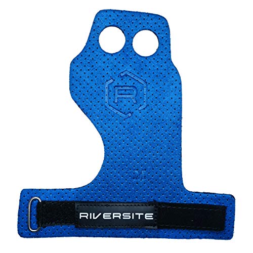 Riversite RX - Blue Grips Crossfit Calleras azul de microfibra para entrenamiento Cross Training , dominadas, muscle ups y protección de manos