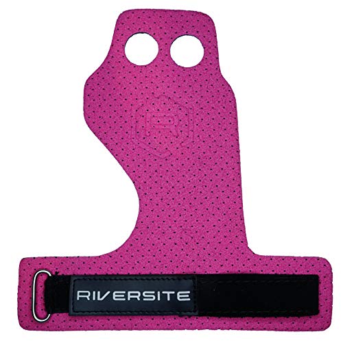 Riversite RX - Pink Grips Crossfit Calleras rosas de microfibra para entrenamiento Cross Training , dominadas, muscle ups y protección de manos