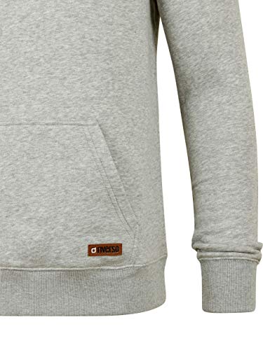 Riverso – Sudadera con capucha para hombre RIVJulian, bolsillo tipo canguro, cuello cruzado, regular, algodón, gris, verde, rojo, azul, negro - Melange Standard 1 (23200). S Riverso – Sudadera con capucha para hombre RIVJulian, bolsillo tipo canguro, cuello cruzado, regular, algodón, gris, verde, rojo, azul, negro - Melange Standard 1 (23200). S