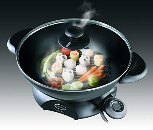 Riviera & Bar qc136 a Wok eléctrico acero inoxidable, 6 L, 2200 W