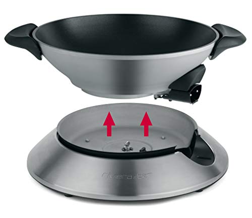 Riviera & Bar qc136 a Wok eléctrico acero inoxidable, 6 L, 2200 W