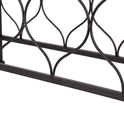 RM Design Botellero de metal – Soporte para botellas de vino, botella de agua – para 18 botellas – Negro RM Design Botellero de metal – Soporte para botellas de vino, botella de agua – para 18 botellas – Negro