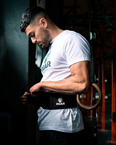 Roar® Cinturón Lumbar Gimnasio, Cinturon Gimnasio Hombre y Mujer, Cinturon Halterofilia, Powerlifting, Crossfit, Levantamiento Peso, Musculacion, Cinturon Gym Hombre, Cinturon Pesas (Negro, XS) Roar® Cinturón Lumbar Gimnasio, Cinturon Gimnasio Hombre y Mujer, Cinturon Halterofilia, Powerlifting, Crossfit, Levantamiento Peso, Musculacion, Cinturon Gym Hombre, Cinturon Pesas (Negro, XS)