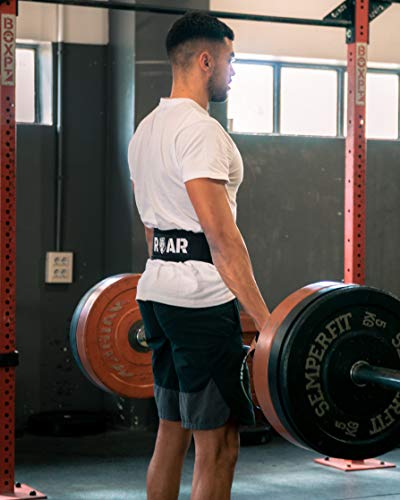 Roar® Cinturón Lumbar Gimnasio, Cinturon Gimnasio Hombre y Mujer, Cinturon Halterofilia, Powerlifting, Crossfit, Levantamiento Peso, Musculacion, Cinturon Gym Hombre, Cinturon Pesas (Negro, XS) Roar® Cinturón Lumbar Gimnasio, Cinturon Gimnasio Hombre y Mujer, Cinturon Halterofilia, Powerlifting, Crossfit, Levantamiento Peso, Musculacion, Cinturon Gym Hombre, Cinturon Pesas (Negro, XS)