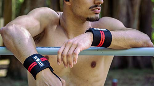 Roar® Muñequeras Deportivas, Muñequeras Crossfit Hombre y Mujer, Muñequeras Gym Hombre, Wrist Wraps, Muñequera Crossfit, Muñequeras Gimnasio, Calistenia, Musculacion, Halterofilia (Rojo) Roar® Muñequeras Deportivas, Muñequeras Crossfit Hombre y Mujer, Muñequeras Gym Hombre, Wrist Wraps, Muñequera Crossfit, Muñequeras Gimnasio, Calistenia, Musculacion, Halterofilia (Rojo)