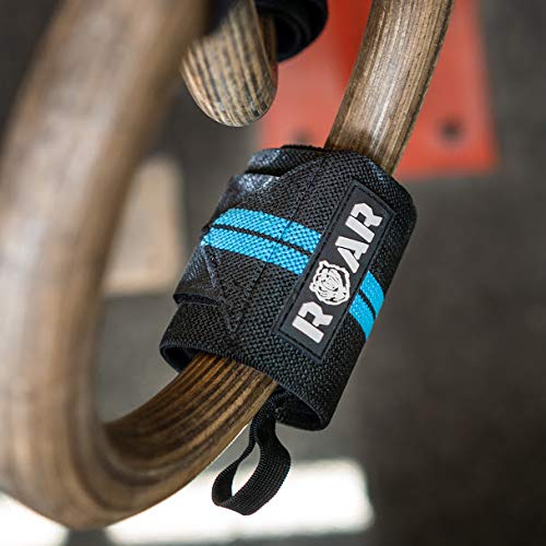 Roar® Muñequeras Deportivas, Muñequeras Crossfit Hombre y Mujer, Muñequeras Gym Hombre, Wrist Wraps, Muñequera Crossfit, Muñequeras Gimnasio, Calistenia, Musculacion, Halterofilia (Azul) Roar® Muñequeras Deportivas, Muñequeras Crossfit Hombre y Mujer, Muñequeras Gym Hombre, Wrist Wraps, Muñequera Crossfit, Muñequeras Gimnasio, Calistenia, Musculacion, Halterofilia (Azul)