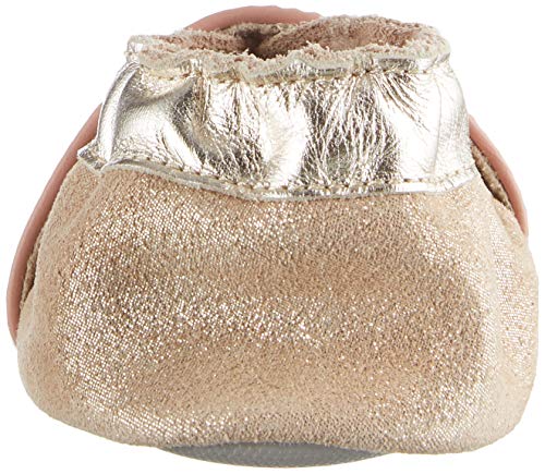 Robeez Ballet Mouse, Pantuflas Bebé-Niñas, Rose Peche Metal, 21 EU Robeez Ballet Mouse, Pantuflas Bebé-Niñas, Rose Peche Metal, 21 EU