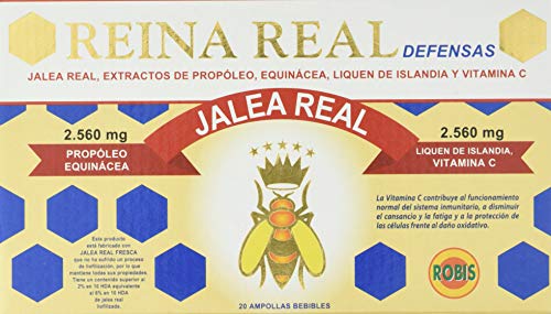 Robis Reina Real Defensas Jalea Real 2560 mg 20 Ampollas
