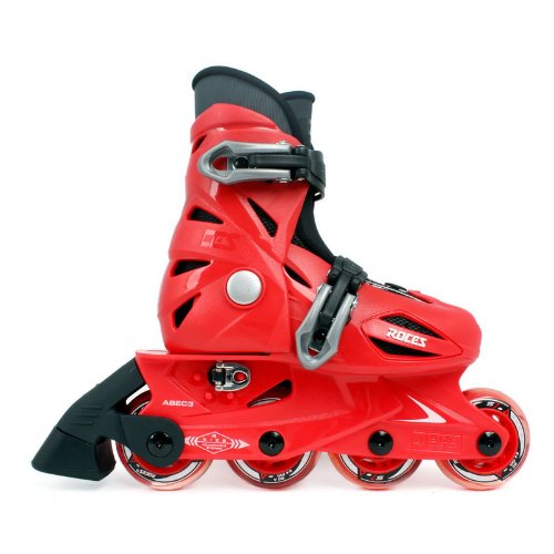 Roces Kinder Inlineskates Orlando III Patines en línea, Unisex, Rojo, 25-29