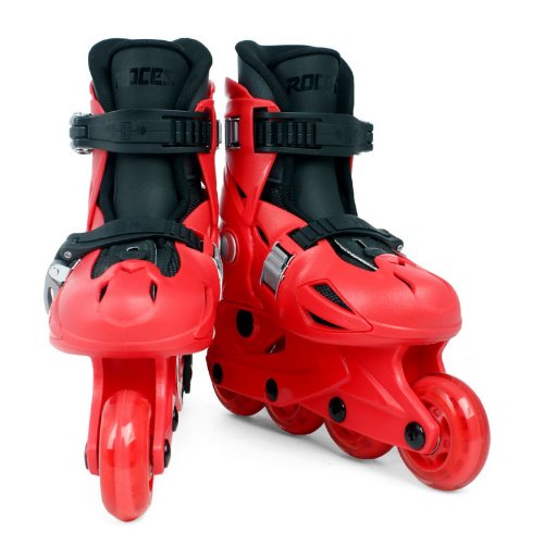 Roces Kinder Inlineskates Orlando III Patines en línea, Unisex, Rojo, 25-29