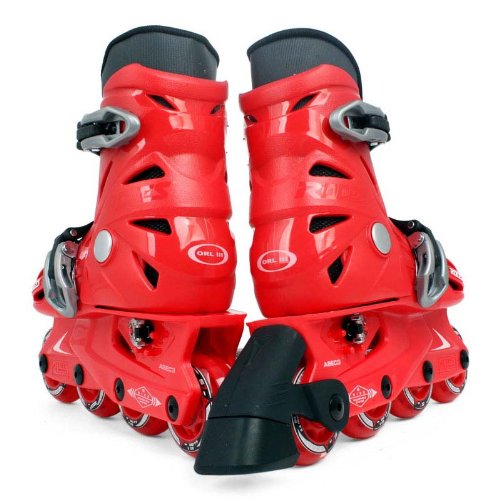 Roces Kinder Inlineskates Orlando III Patines en línea, Unisex, Rojo, 25-29