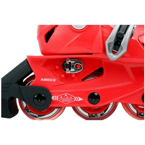 Roces Kinder Inlineskates Orlando III Patines en línea, Unisex, Rojo, 25-29