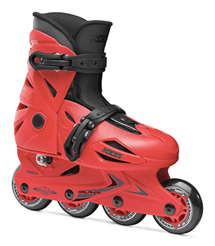 Roces Kinder Inlineskates Orlando III Patines en línea, Unisex, Rojo, 25-29