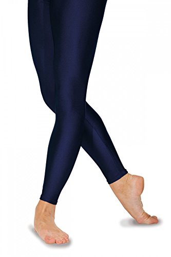 Roch Valley - Mallas de Nailon y Lycra sin pies para Mujer, Mujer, Color Azul Marino, tamaño Large