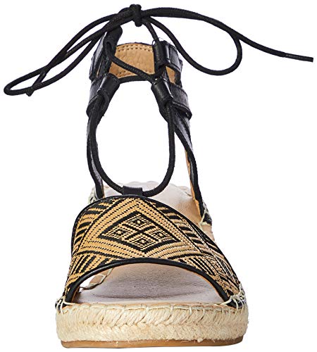 Rockport Marah Lace Sandal, Sandalias con Plataforma Mujer, Negro 002, 37 EU