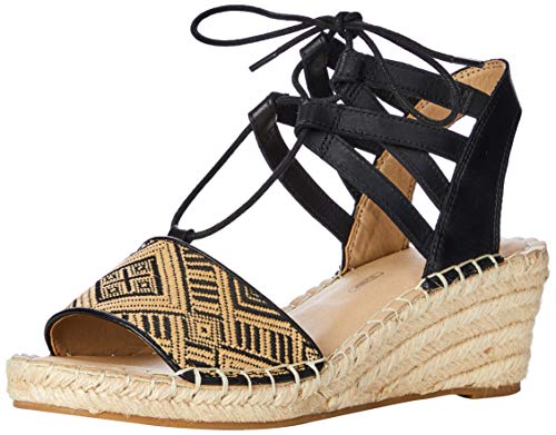 Rockport Marah Lace Sandal, Sandalias con Plataforma Mujer, Negro 002, 37 EU