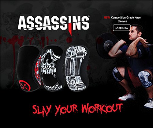 RockTape Assassins – Rodilleras Unisex (5 mm), Estampado de Camuflaje en Rojo, Unisex Adulto, ART002547, Camo Rosso, Large RockTape Assassins – Rodilleras Unisex (5 mm), Estampado de Camuflaje en Rojo, Unisex Adulto, ART002547, Camo Rosso, Large