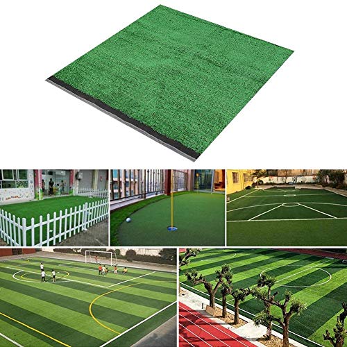 Rockyin Artificial de 10 mm de Espesor Simulación del césped de Hierba Alfombra Césped 1x1m del Paisaje del jardín (Esmeralda) Rockyin Artificial de 10 mm de Espesor Simulación del césped de Hierba Alfombra Césped 1x1m del Paisaje del jardín (Esmeralda)