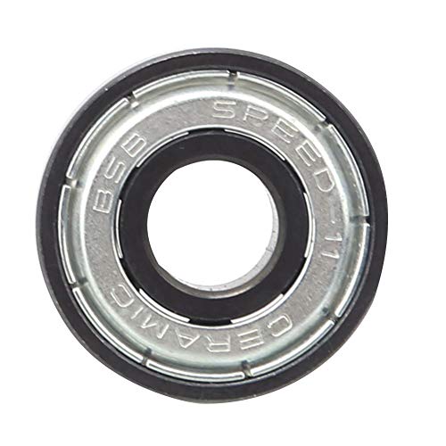 Rodamiento, Negro Rodamiento para patines de alta precisión y alta velocidad, CERÁMICA BSB SPEED-11 para patines Rodamiento, Negro Rodamiento para patines de alta precisión y alta velocidad, CERÁMICA BSB SPEED-11 para patines