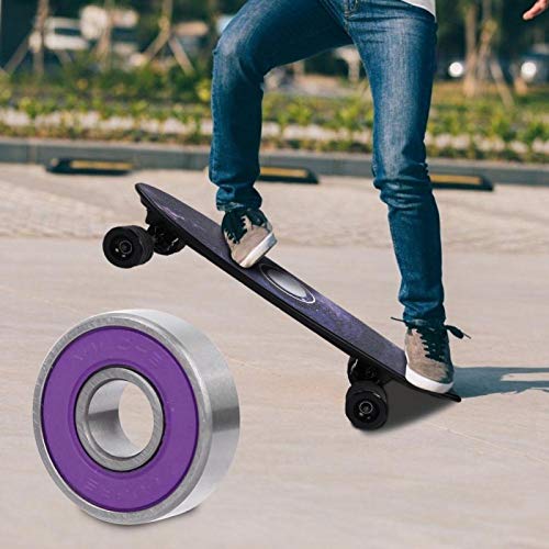 Rodamientos de Bolas Juego de rodamientos de monopatín 8 Piezas Patineta Scooter 608 Rodamientos de Bolas en Miniatura Kit de rodamientos de Bolas de patín(Purple ABEC-7) Rodamientos de Bolas Juego de rodamientos de monopatín 8 Piezas Patineta Scooter 608 Rodamientos de Bolas en Miniatura Kit de rodamientos de Bolas de patín(Purple ABEC-7)