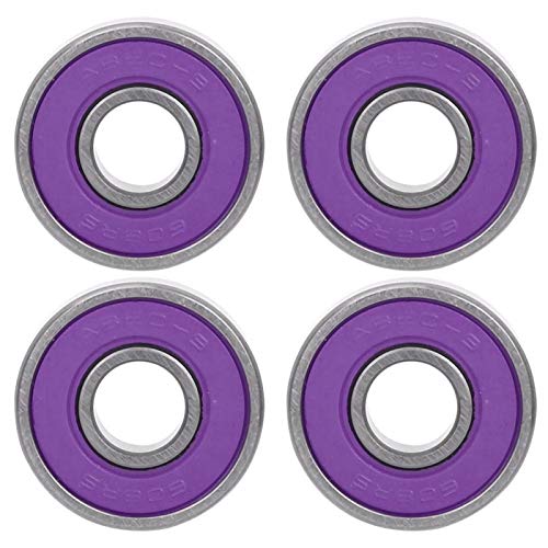 Rodamientos de Bolas Juego de rodamientos de monopatín 8 Piezas Patineta Scooter 608 Rodamientos de Bolas en Miniatura Kit de rodamientos de Bolas de patín(Purple ABEC-7) Rodamientos de Bolas Juego de rodamientos de monopatín 8 Piezas Patineta Scooter 608 Rodamientos de Bolas en Miniatura Kit de rodamientos de Bolas de patín(Purple ABEC-7)