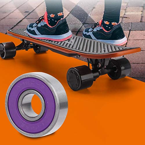 Rodamientos de Bolas Juego de rodamientos de monopatín 8 Piezas Patineta Scooter 608 Rodamientos de Bolas en Miniatura Kit de rodamientos de Bolas de patín(Purple ABEC-7) Rodamientos de Bolas Juego de rodamientos de monopatín 8 Piezas Patineta Scooter 608 Rodamientos de Bolas en Miniatura Kit de rodamientos de Bolas de patín(Purple ABEC-7)
