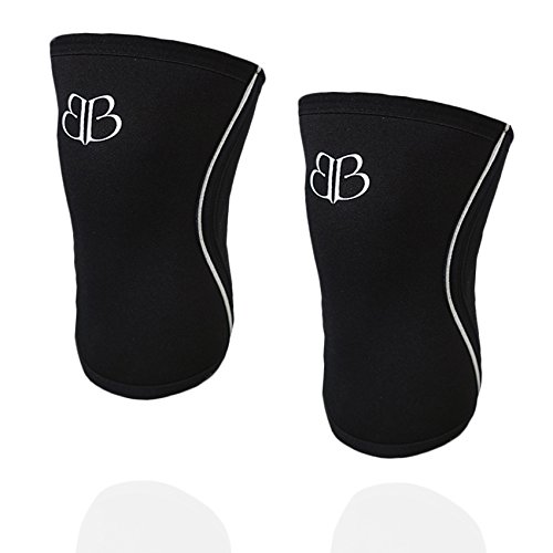 RODILLERAS Black Lifter Banbroken (2 unds) - 5mm Knee Sleeves - Halterofilia, deporte funcional, CrossFit, Levantamiento de Pesas, Running y otros deportes. UNISEX. (M)