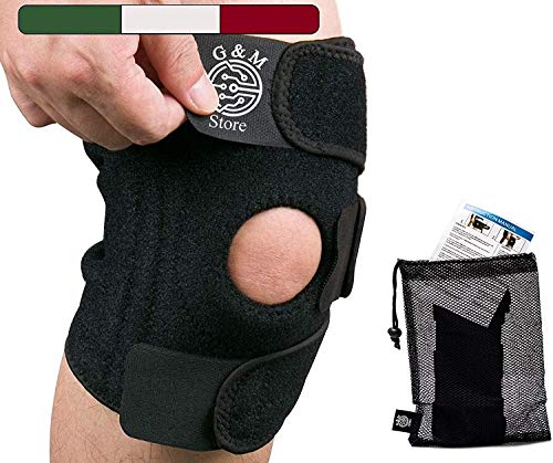 Rodilleras Menisco y Ligamento Ortopedica - Rodilleras Crossfit - Rodillera Rotuliana Para Deporte y Rehabilitación - Rodillera Menisco Deportiva con DOBLES ESTABILIZADORES y FUNDA PROTECTORA Incluida