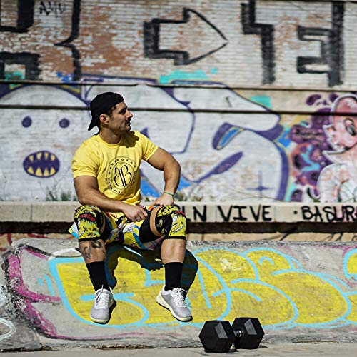 Rodilleras YELLOW FUN (2 unds) - 5mm Knee Sleeves - Halterofilia, deporte funcional, CrossFit, Levantamiento de Pesas, Running y otros deportes. UNISEX AMARILLO 1 PAR (S) Rodilleras YELLOW FUN (2 unds) - 5mm Knee Sleeves - Halterofilia, deporte funcional, CrossFit, Levantamiento de Pesas, Running y otros deportes. UNISEX AMARILLO 1 PAR (S)