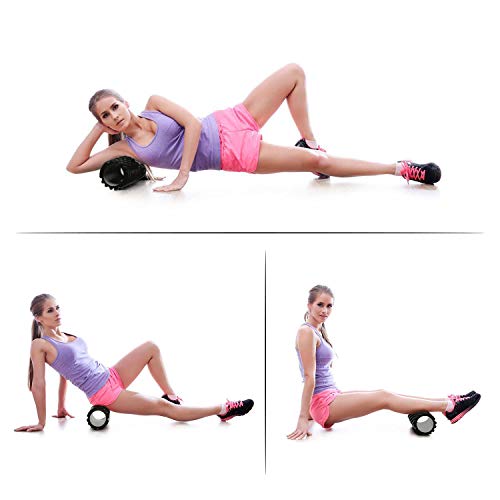 Rodillo de Espuma - EVA Rodillo Masaje Muscular, Foam Roller para Masaje Muscular de Tejido Profundo Liberar Las Piernas y el Dolor de Espalda - para yoga o terapia física y liberación miofascial