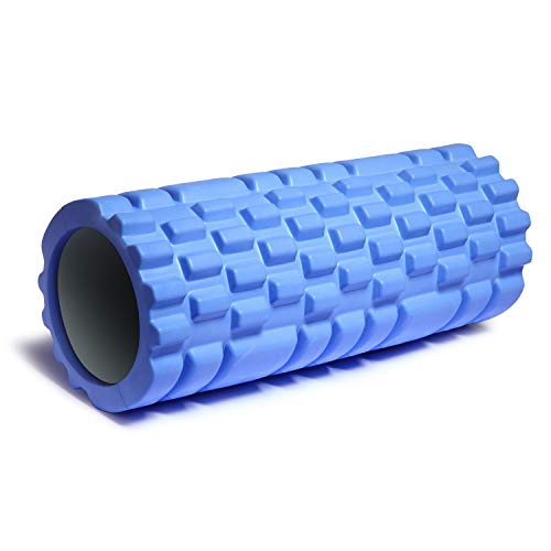 Rodillo de Espuma - EVA Rodillo Masaje Muscular, Foam Roller para Masaje Muscular de Tejido Profundo Liberar Las Piernas y el Dolor de Espalda - para yoga o terapia física y liberación miofascial