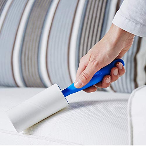 Rodillo de pelusa Ikea + 4 cabezales de repuesto adheribles - Fácil y rápidamente remueva pelaje animal, polvo y pelusa de prendas de vestir, muebles y asientos de automóviles Rodillo de pelusa Ikea + 4 cabezales de repuesto adheribles - Fácil y rápidamente remueva pelaje animal, polvo y pelusa de prendas de vestir, muebles y asientos de automóviles