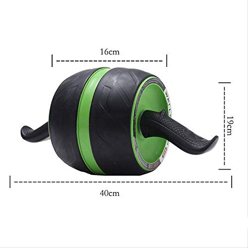 Rodillo Rueda,Rueda Abdominal Rueda Abdomen Rueda Rebote automático Rueda única Rueda músculo Abdominal Mute Roll Vientre Abdomen Equipo Fitness