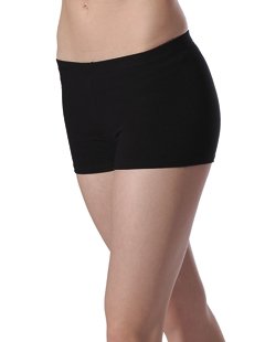 Roh Valley CTHIP Cotton/Lycra Hipster Style Shorts, Pantalones cortos para Mujer, Negro, 7-8 años (Manufacturer Size: 1B)