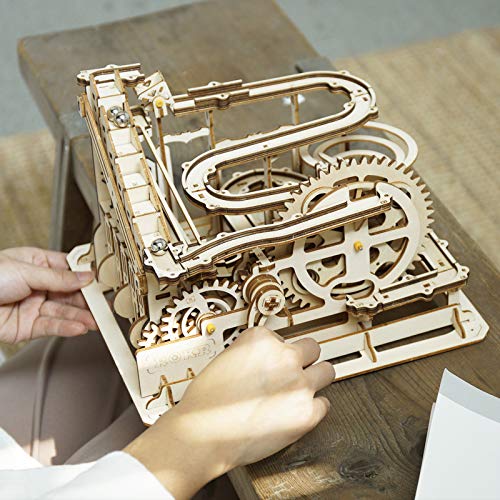 ROKR Puzzle 3D Madera Maquetas para Montar Modelo mecánico Kit de construcción con Bolas para Adolescentes y Adultos (Waterwheel Coaster) ROKR Puzzle 3D Madera Maquetas para Montar Modelo mecánico Kit de construcción con Bolas para Adolescentes y Adultos (Waterwheel Coaster)